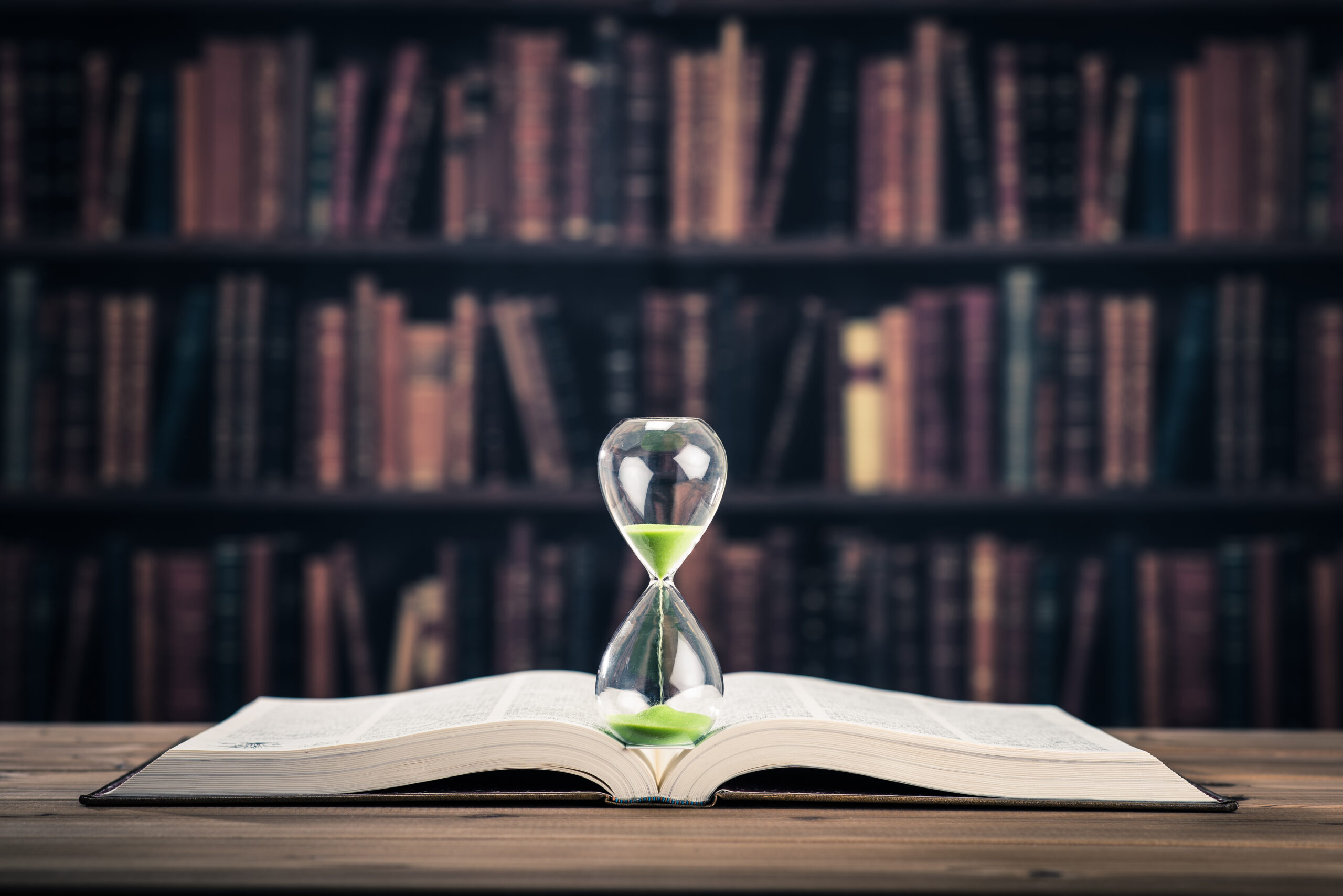 hourglass timeframe on legal book